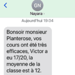 vos cours ont été très efficaces