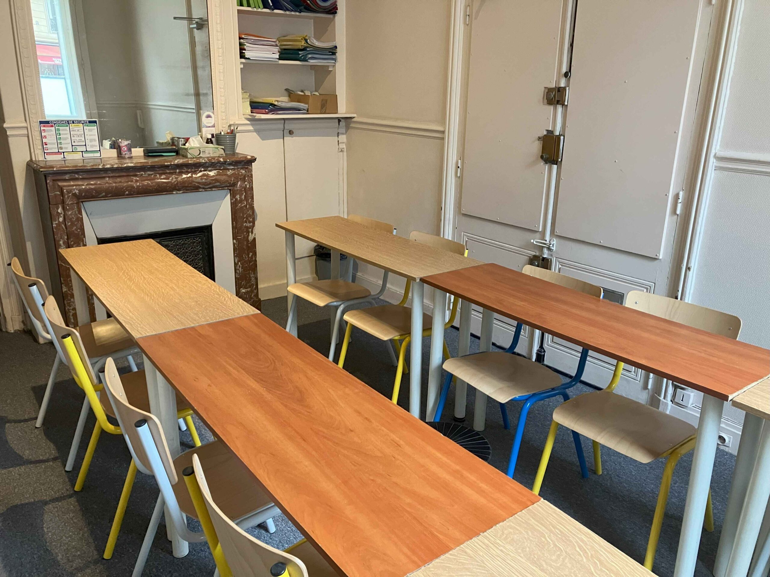 salle de cours à Paris pour le stage intensif de philosophie pour le bac