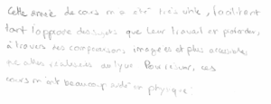ces cours m'ont beaucoup aidé en physique