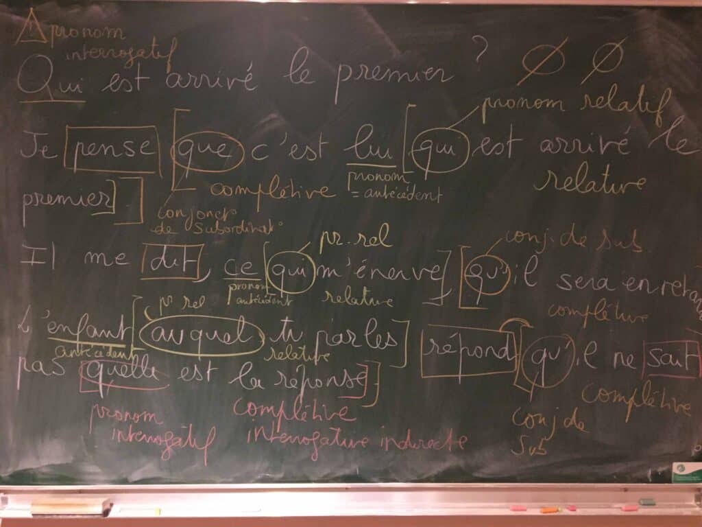 remise à niveau en français