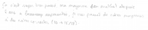 ma moyenne en maths a beaucoup augmenté