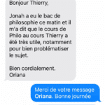 le cours de philo aux Cours Thierry a été très utile