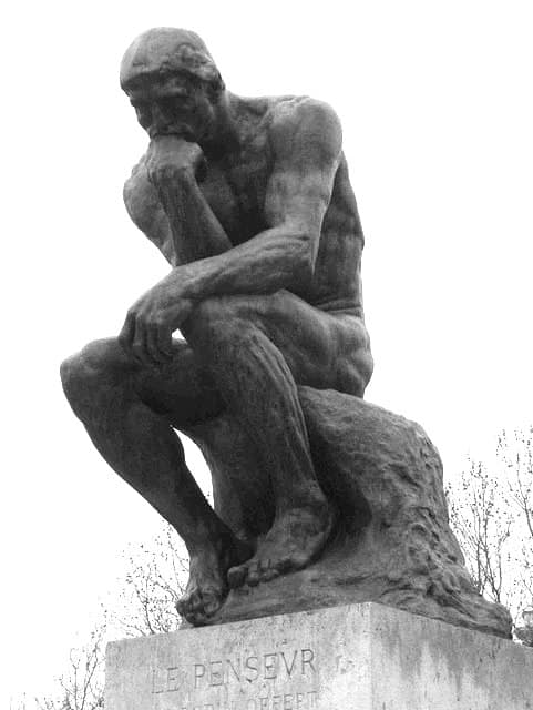 Méthode dissertation philosophie bac — Le Penseur d’Auguste Rodin