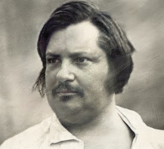 Portrait d’Honoré de Balzac auteur de La Peau de chagrin