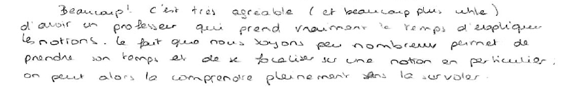 C'est très agréable