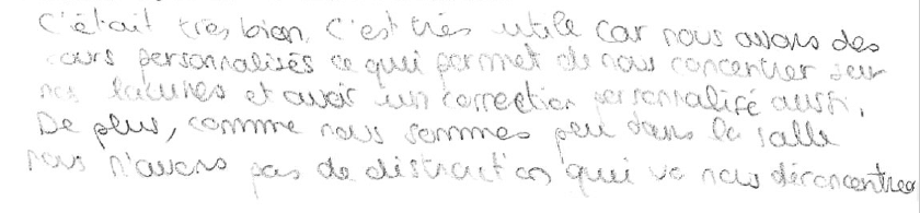 cours & correction personnalisés